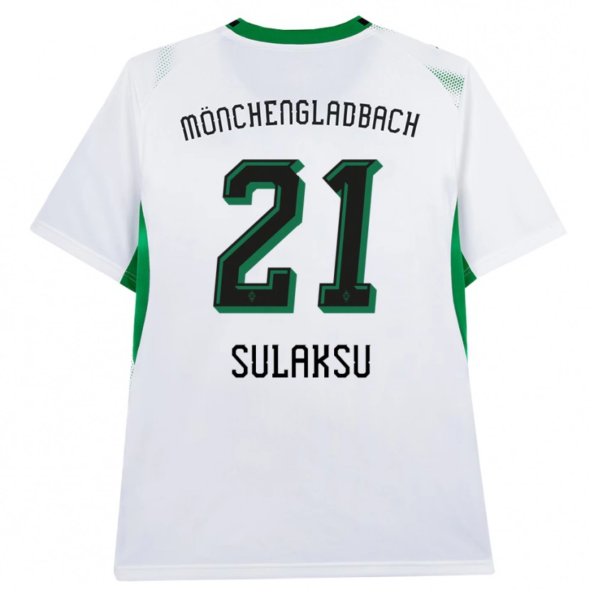 Danxen Herren Ozan Sulaksu #21 Weiß Schwarz Grün Heimtrikot Trikot 2026/27 T-Shirt Österreich