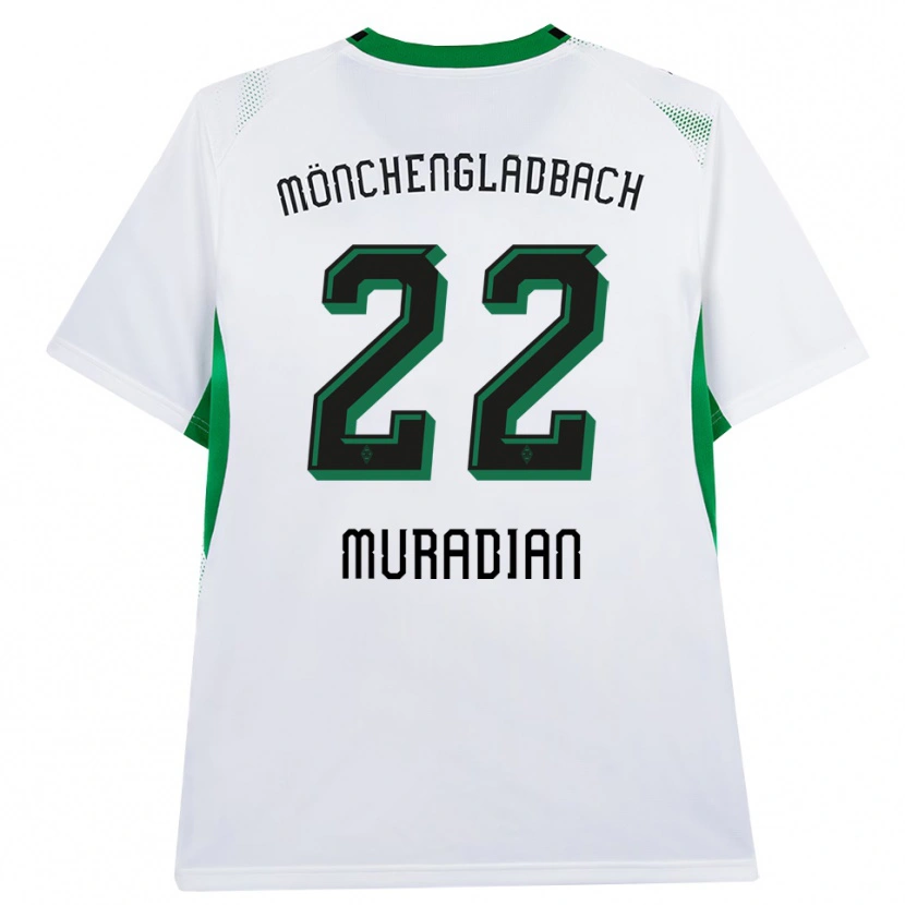 Danxen Herren Artem Muradyan #22 Weiß Schwarz Grün Heimtrikot Trikot 2026/27 T-Shirt Österreich