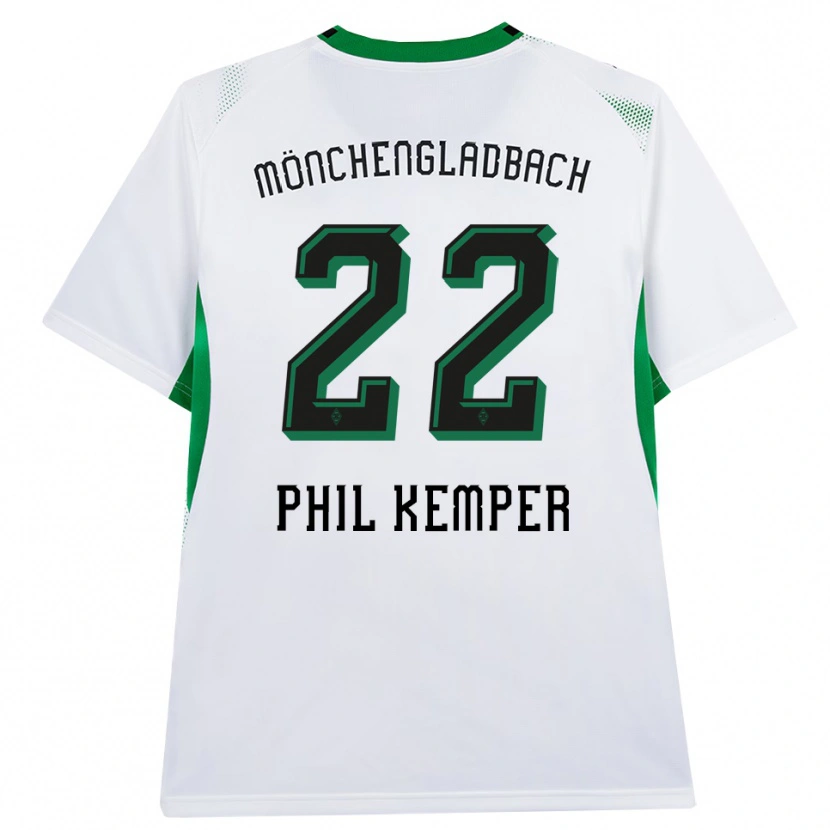 Danxen Herren Phil Kemper #22 Weiß Schwarz Grün Heimtrikot Trikot 2026/27 T-Shirt Österreich