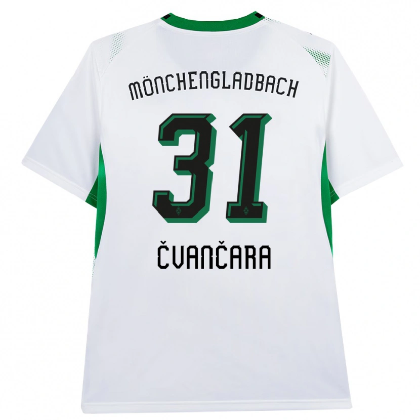 Danxen Herren Tomas Cvancara #31 Weiß Schwarz Grün Heimtrikot Trikot 2026/27 T-Shirt Österreich