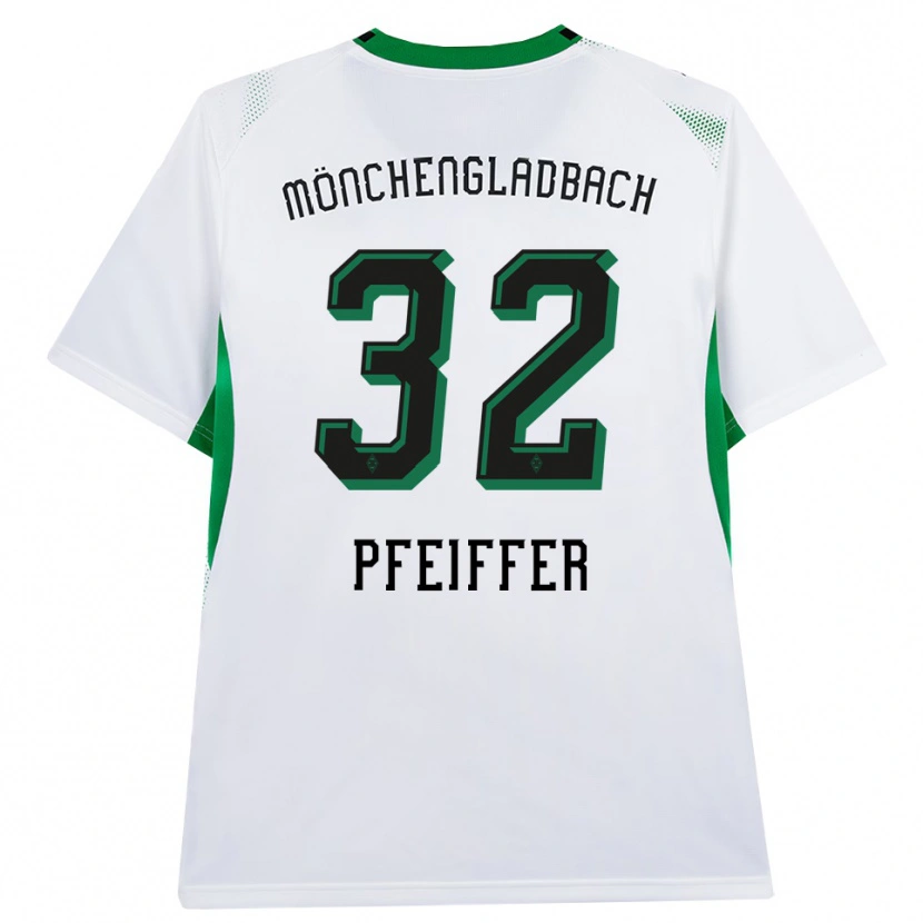 Danxen Herren Tim Pfeiffer #32 Weiß Schwarz Grün Heimtrikot Trikot 2026/27 T-Shirt Österreich