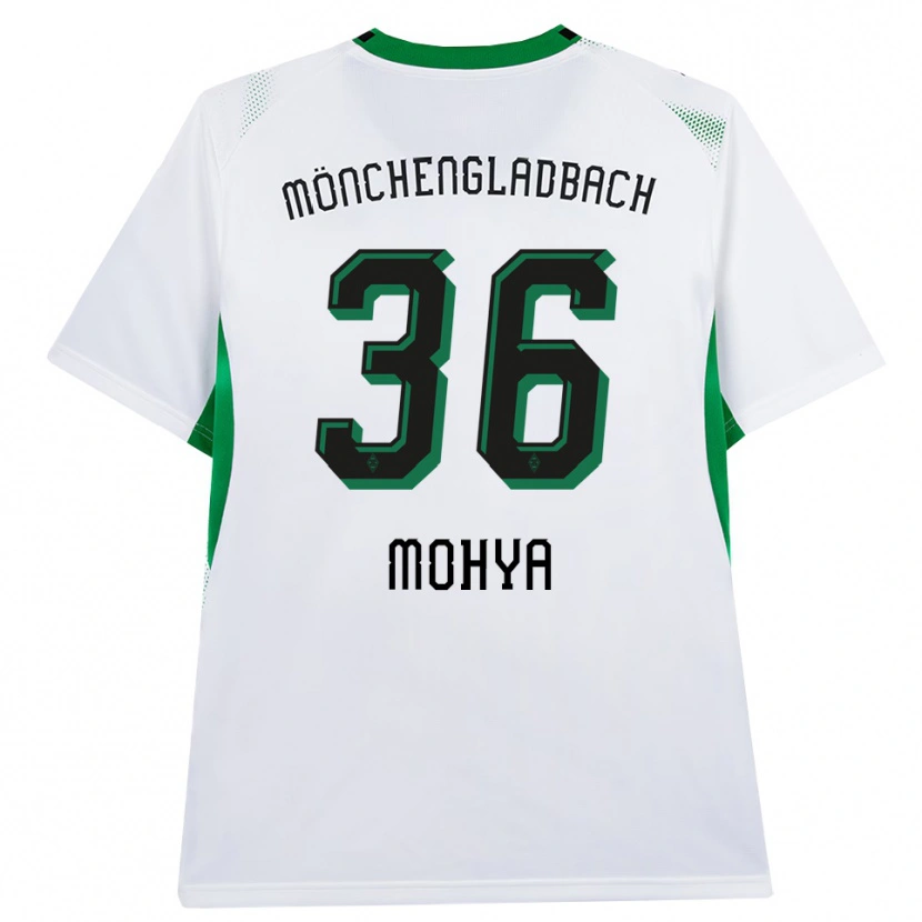 Danxen Herren Wael Mohya #36 Weiß Schwarz Grün Heimtrikot Trikot 2026/27 T-Shirt Österreich