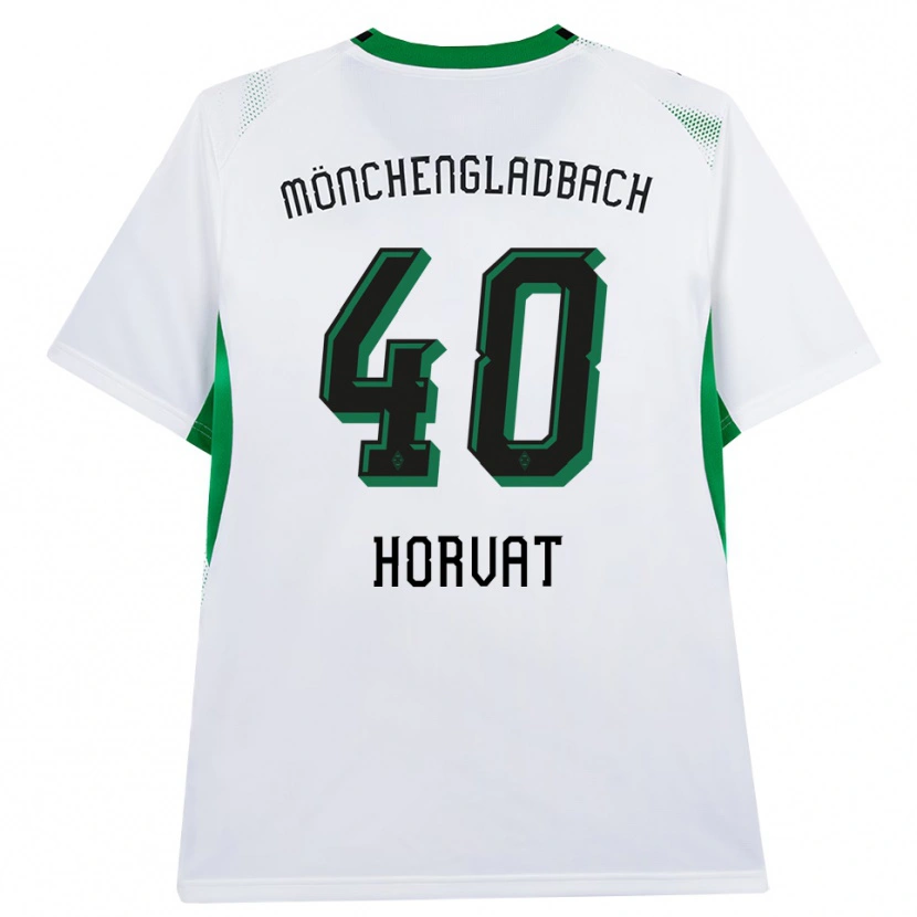 Danxen Herren Niko Horvat #40 Weiß Schwarz Grün Heimtrikot Trikot 2026/27 T-Shirt Österreich