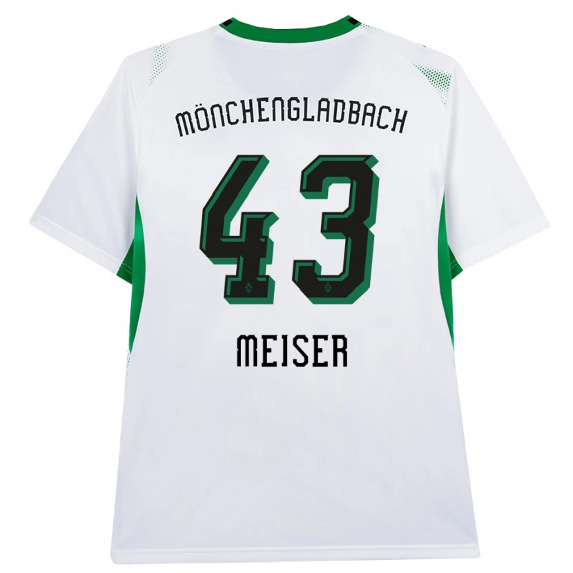 Danxen Herren Tyler Meiser #43 Weiß Schwarz Grün Heimtrikot Trikot 2026/27 T-Shirt Österreich