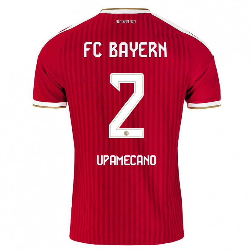Danxen Herren Dayot Upamecano #2 Rot Weiß Blau Heimtrikot Trikot 2026/27 T-Shirt Österreich