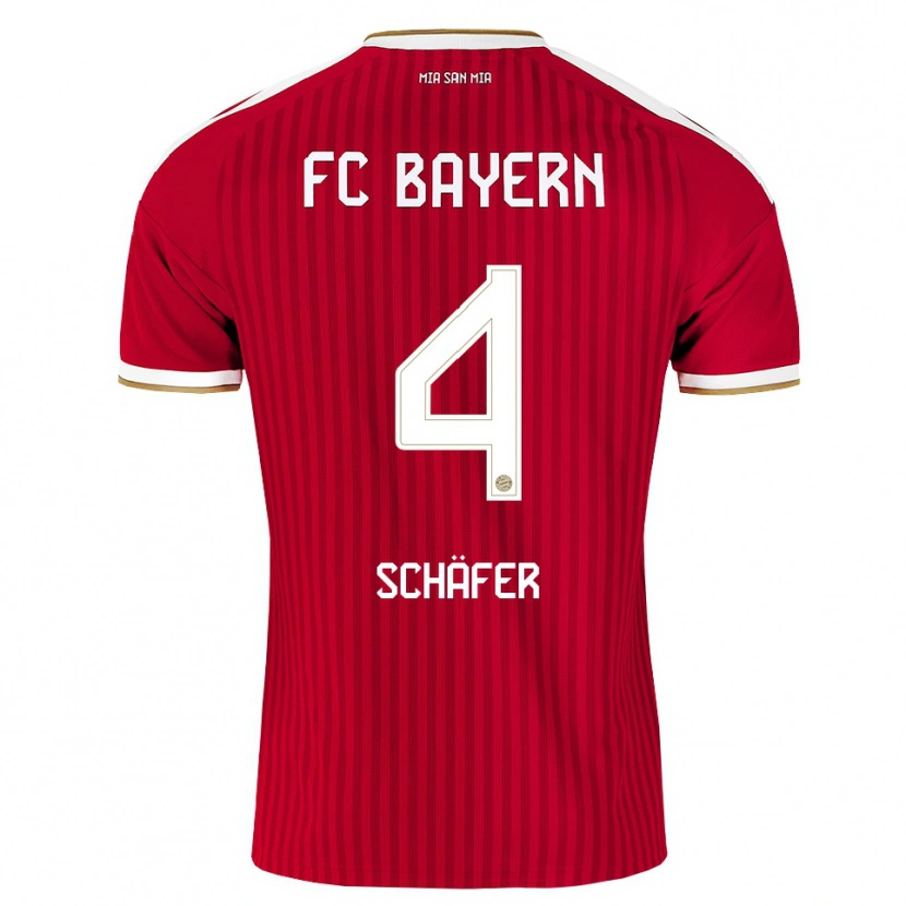 Danxen Herren Luis Schäfer #4 Rot Weiß Blau Heimtrikot Trikot 2026/27 T-Shirt Österreich