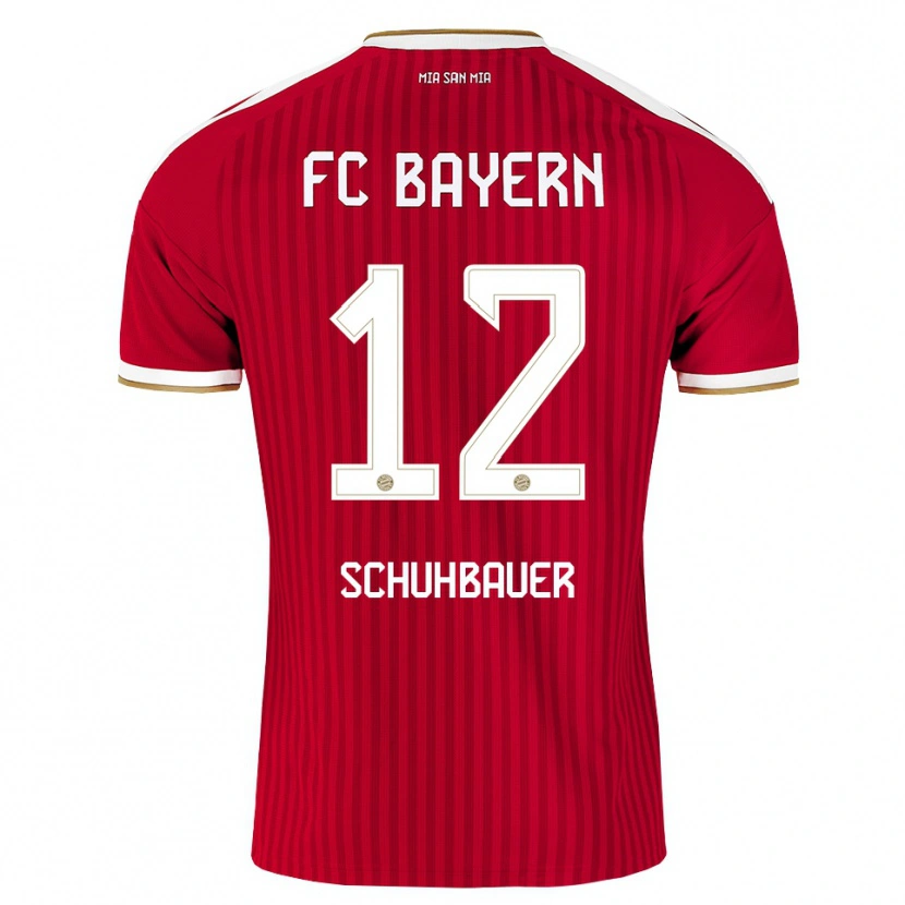 Danxen Herren Maximilian Schuhbauer #12 Rot Weiß Blau Heimtrikot Trikot 2026/27 T-Shirt Österreich