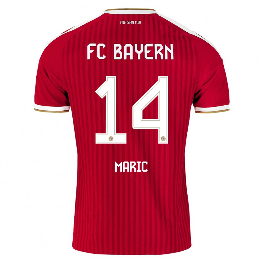 Danxen Herren Matteo Maric #14 Rot Weiß Blau Heimtrikot Trikot 2026/27 T-Shirt Österreich