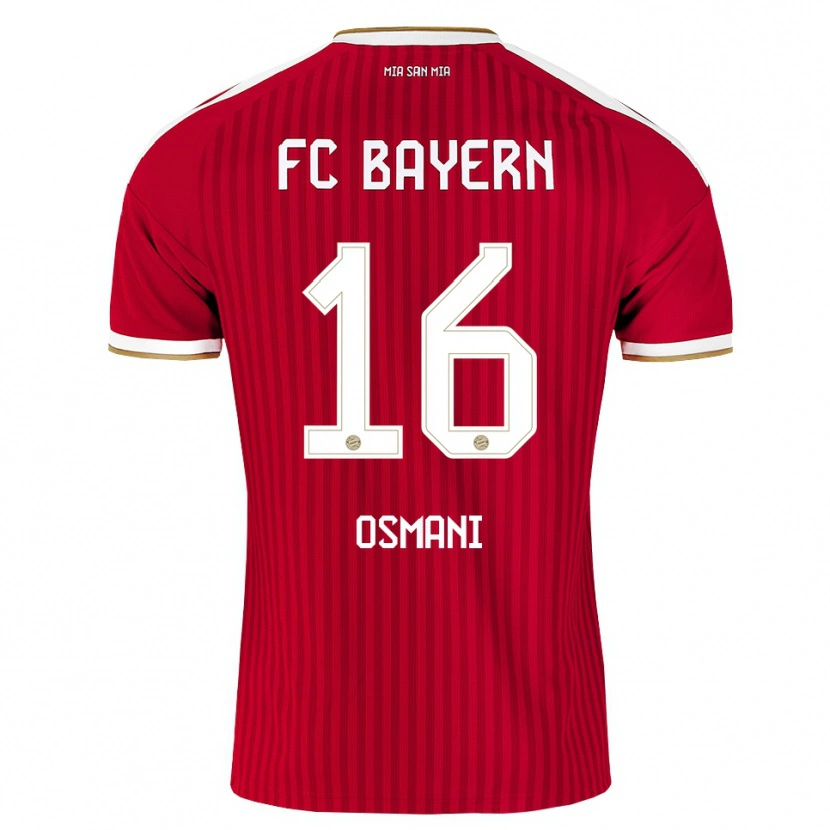 Danxen Herren Erblin Osmani #16 Rot Weiß Blau Heimtrikot Trikot 2026/27 T-Shirt Österreich