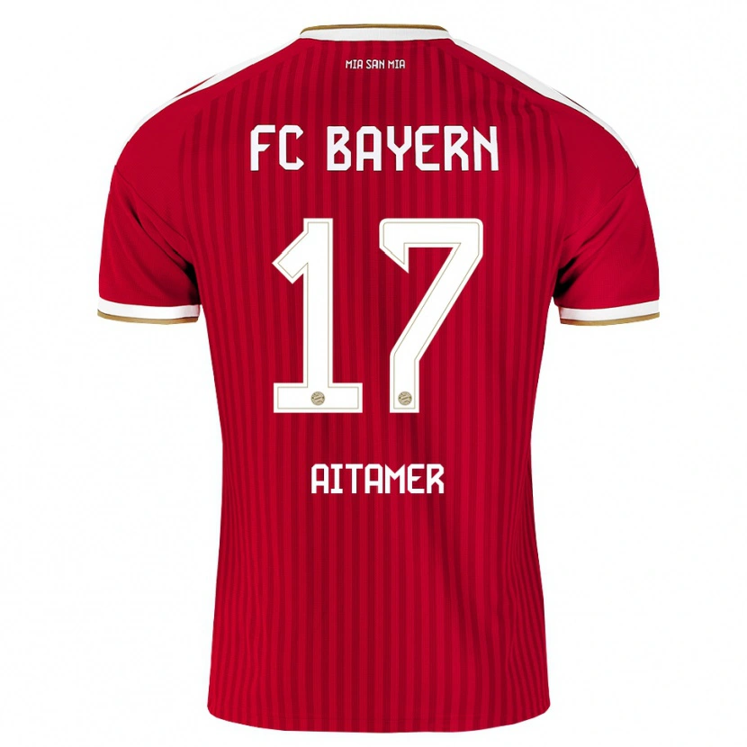 Danxen Herren Younes Aitamer #17 Rot Weiß Blau Heimtrikot Trikot 2026/27 T-Shirt Österreich