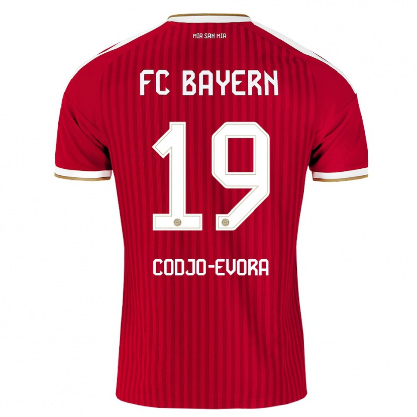 Danxen Herren Noah Codjo-Evora #19 Rot Weiß Blau Heimtrikot Trikot 2026/27 T-Shirt Österreich