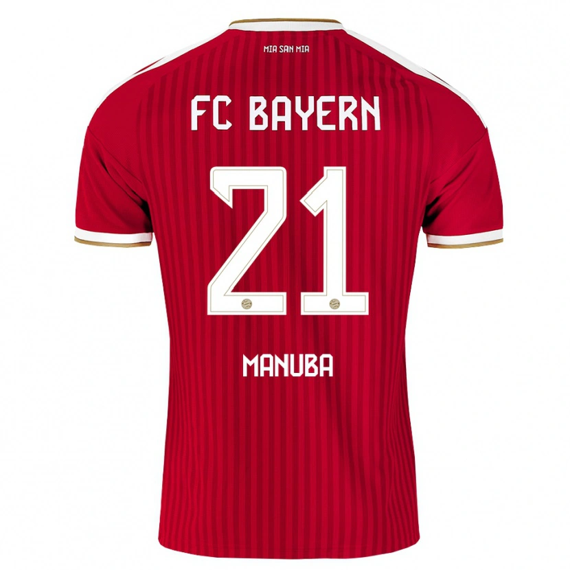 Danxen Herren Vincent Manuba #21 Rot Weiß Blau Heimtrikot Trikot 2026/27 T-Shirt Österreich