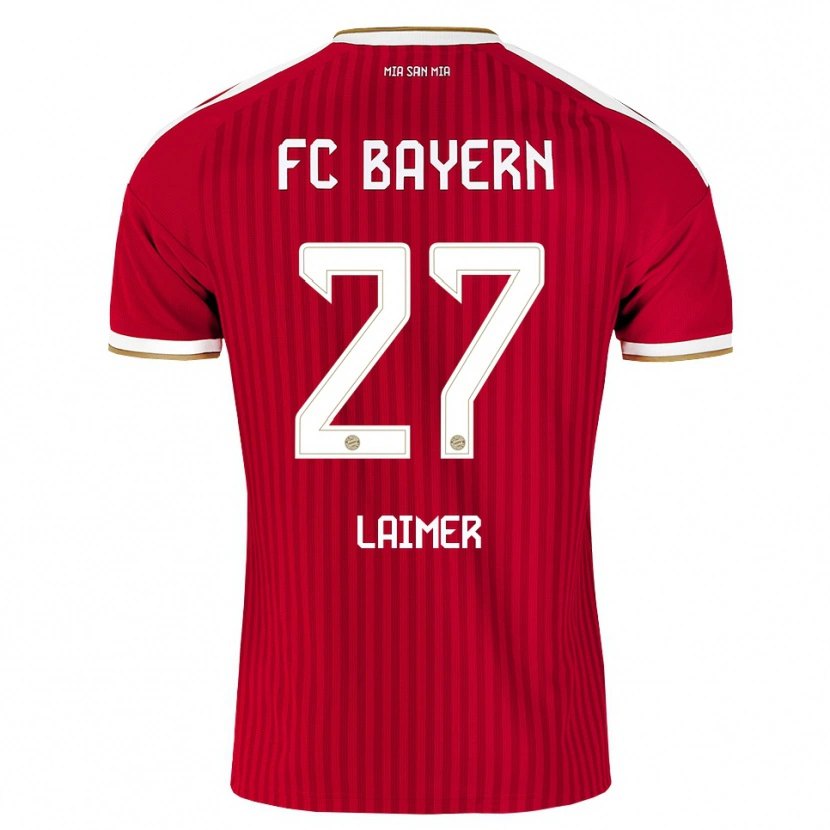 Danxen Herren Konrad Laimer #27 Rot Weiß Blau Heimtrikot Trikot 2026/27 T-Shirt Österreich