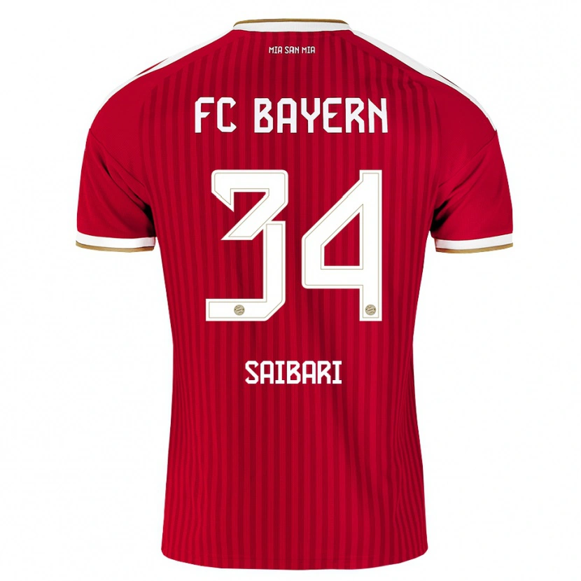 Danxen Herren Ismael Saibari #34 Rot Weiß Blau Heimtrikot Trikot 2026/27 T-Shirt Österreich