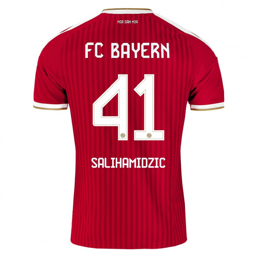 Danxen Herren Nick Salihamidzic #41 Rot Weiß Blau Heimtrikot Trikot 2026/27 T-Shirt Österreich