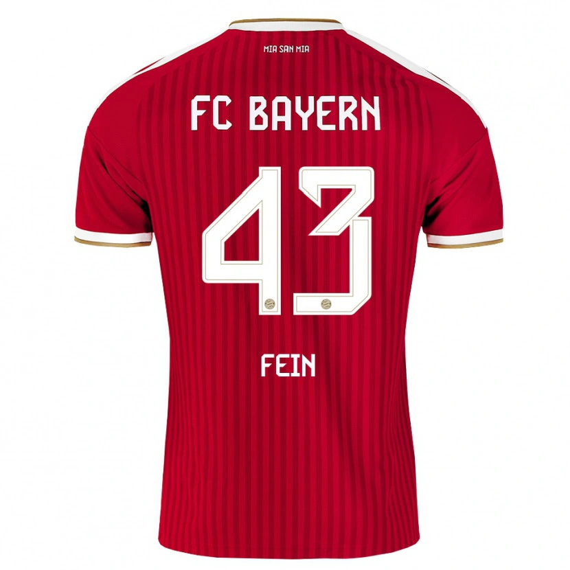 Danxen Herren Adrian Fein #43 Rot Weiß Blau Heimtrikot Trikot 2026/27 T-Shirt Österreich