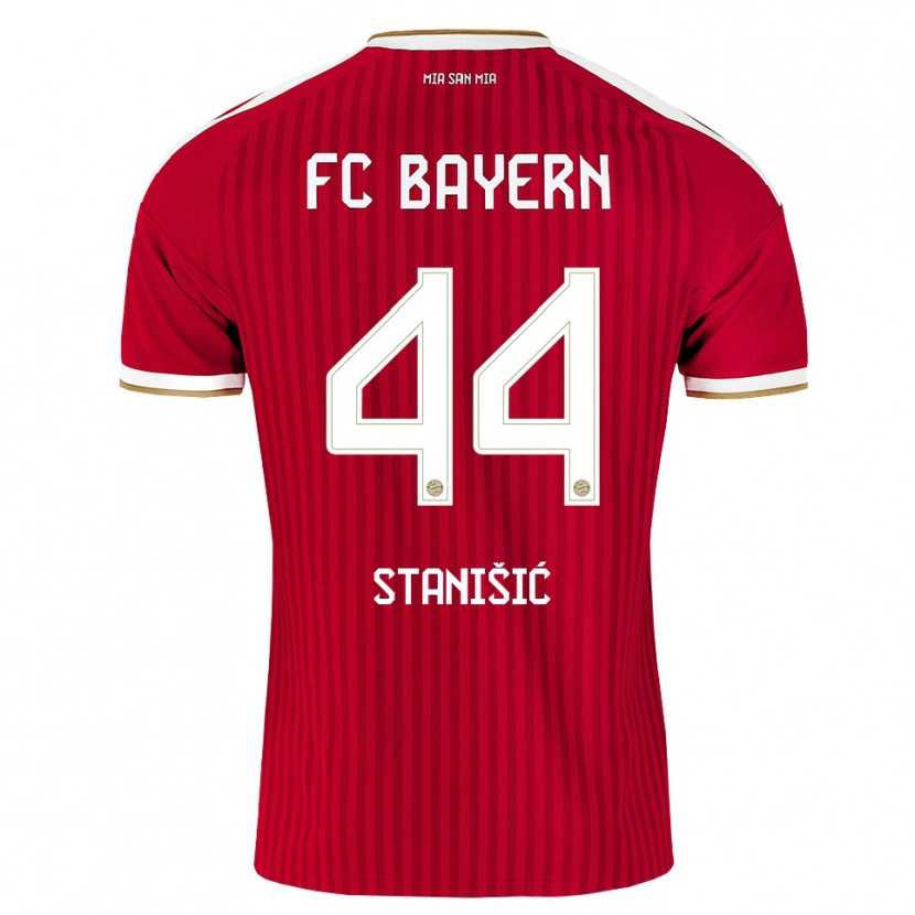 Danxen Herren Josip Stanisic #44 Rot Weiß Blau Heimtrikot Trikot 2026/27 T-Shirt Österreich