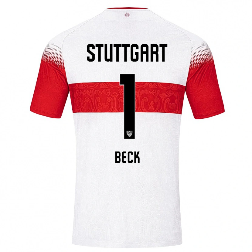 Danxen Herren Kiara Beck #1 Weiß Rot Gelb Heimtrikot Trikot 2026/27 T-Shirt Österreich