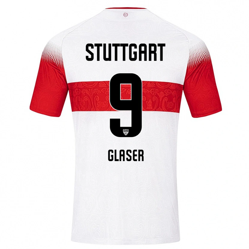 Danxen Herren Julia Glaser #9 Weiß Rot Gelb Heimtrikot Trikot 2026/27 T-Shirt Österreich