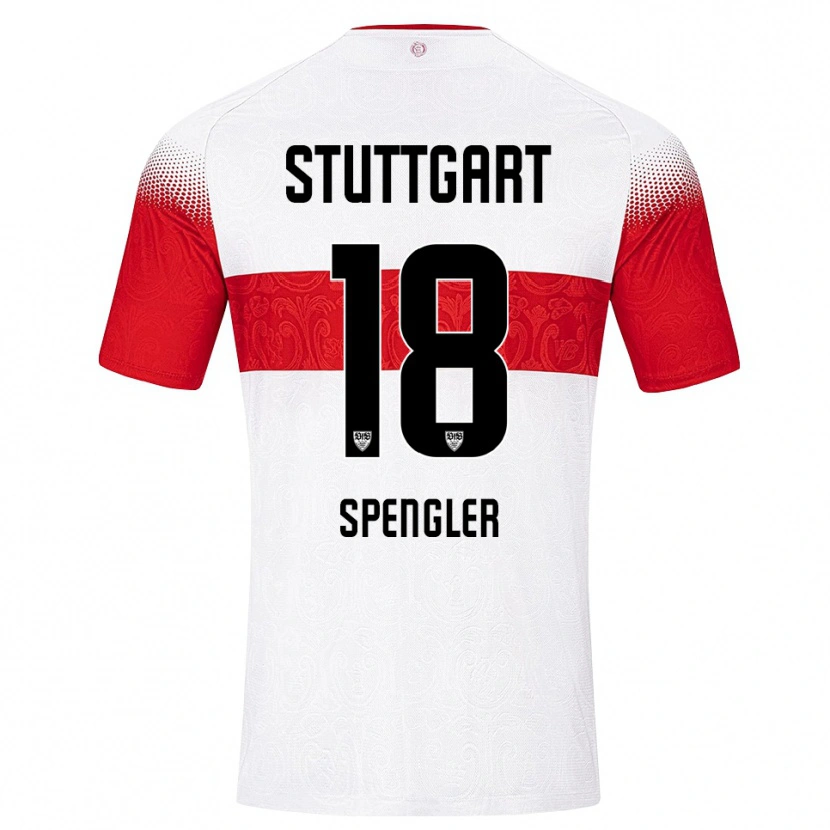 Danxen Herren Jana Spengler #18 Weiß Rot Gelb Heimtrikot Trikot 2026/27 T-Shirt Österreich