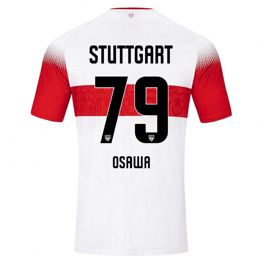 Danxen Herren Haruka Ōsawa #79 Weiß Rot Gelb Heimtrikot Trikot 2026/27 T-Shirt Österreich