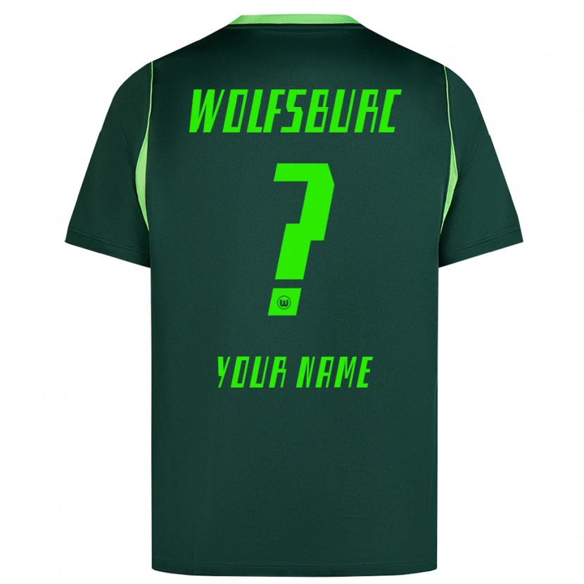 Danxen Herren Ihren Namen #0 Dunkelgrün Weiß Heimtrikot Trikot 2026/27 T-Shirt Österreich