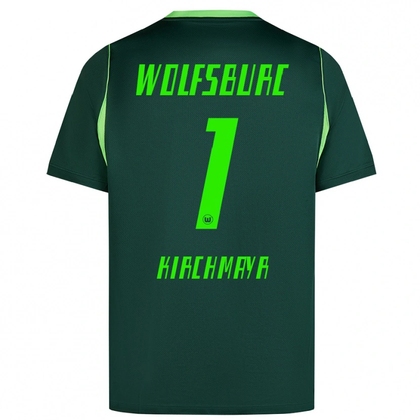 Danxen Herren Juri Kirchmayr #1 Dunkelgrün Weiß Heimtrikot Trikot 2026/27 T-Shirt Österreich