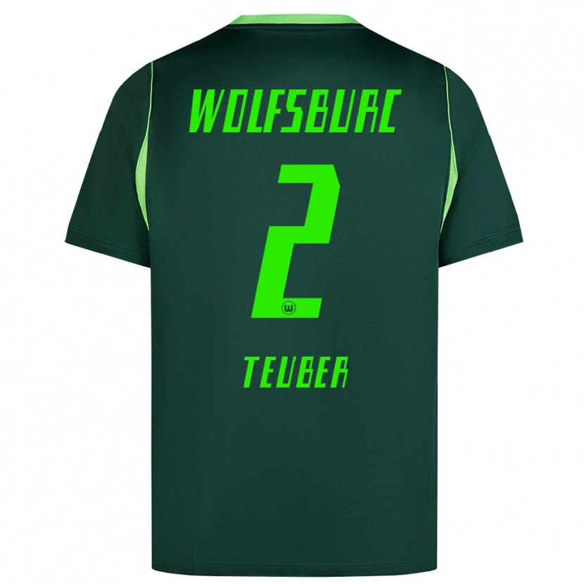 Danxen Herren Julius Teuber #2 Dunkelgrün Weiß Heimtrikot Trikot 2026/27 T-Shirt Österreich