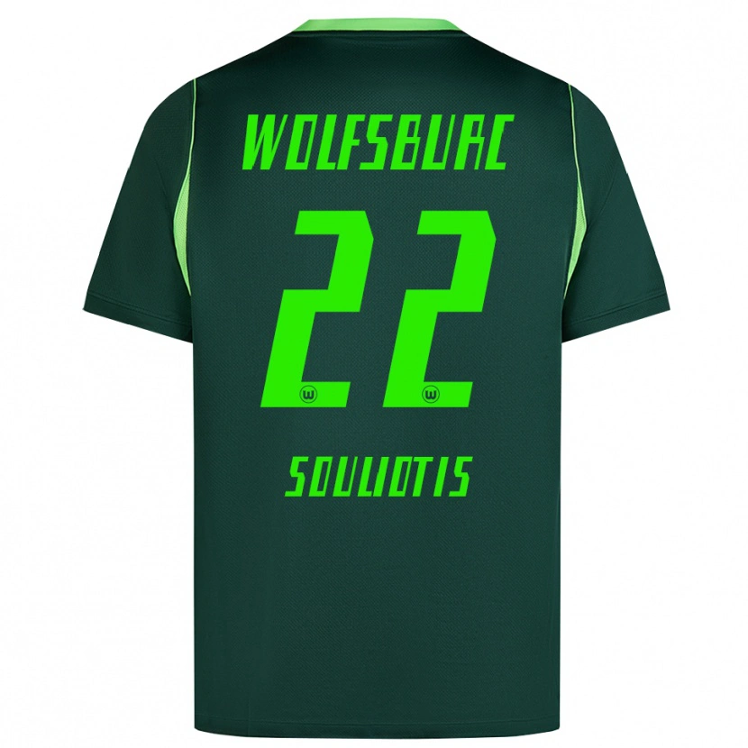 Danxen Herren Spyridon Souliotis #22 Dunkelgrün Weiß Heimtrikot Trikot 2026/27 T-Shirt Österreich