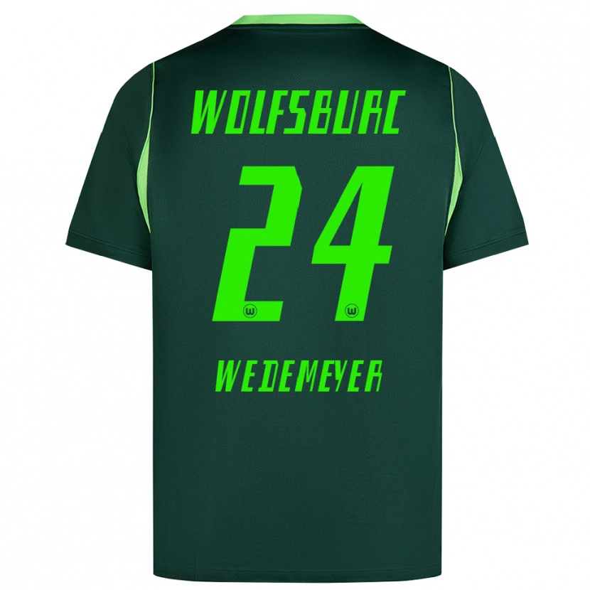 Danxen Herren Joelle Wedemeyer #24 Dunkelgrün Weiß Heimtrikot Trikot 2026/27 T-Shirt Österreich