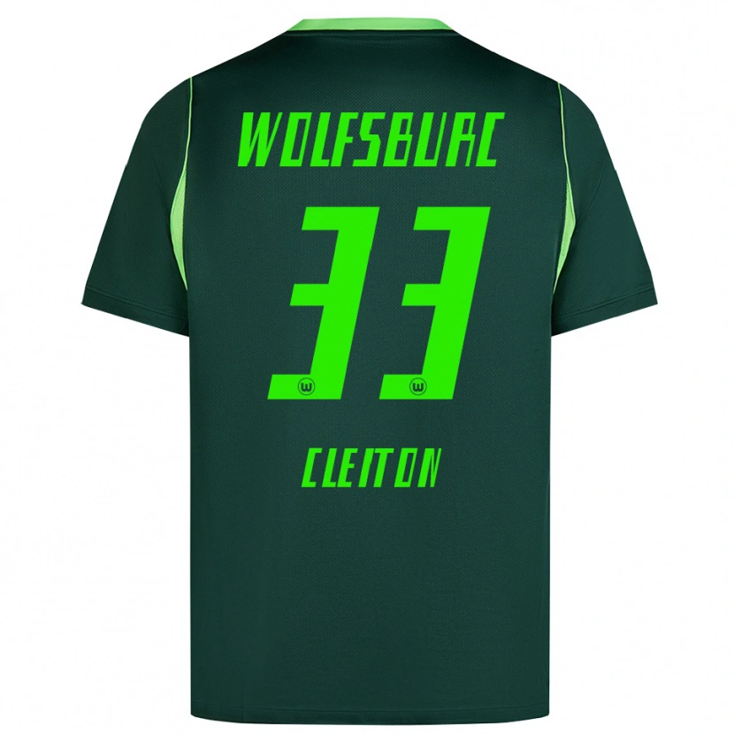 Danxen Herren Cleiton Santana Dos Santos #33 Dunkelgrün Weiß Heimtrikot Trikot 2026/27 T-Shirt Österreich