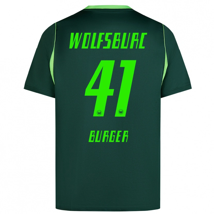 Danxen Herren Jan Bürger #41 Dunkelgrün Weiß Heimtrikot Trikot 2026/27 T-Shirt Österreich