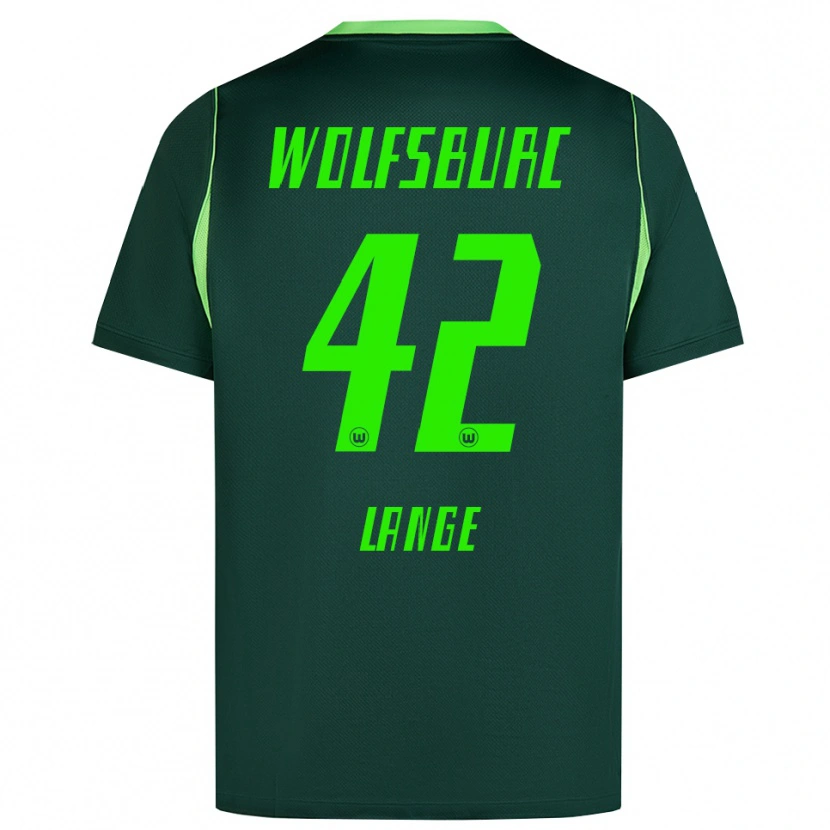Danxen Herren Felix Lange #42 Dunkelgrün Weiß Heimtrikot Trikot 2026/27 T-Shirt Österreich