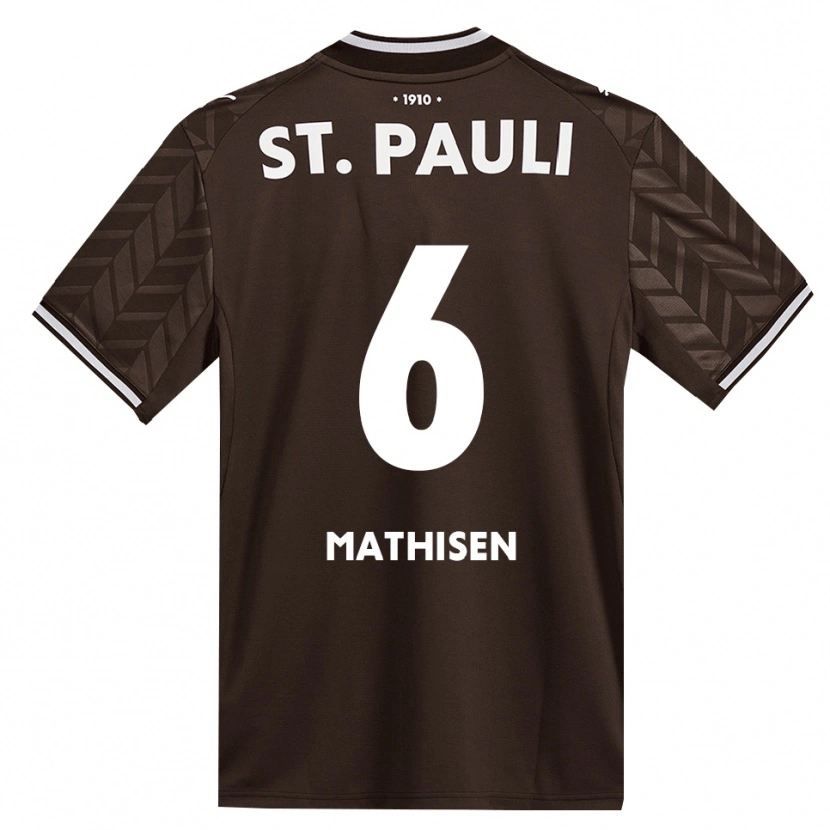 Danxen Herren Marcus Mathisen #6 Kaffee Weiß Heimtrikot Trikot 2026/27 T-Shirt Österreich