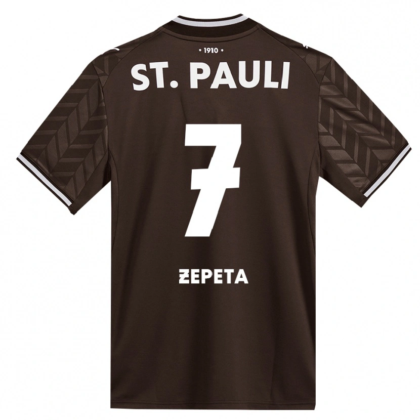 Danxen Herren Atakan Zepeta #7 Kaffee Weiß Heimtrikot Trikot 2026/27 T-Shirt Österreich