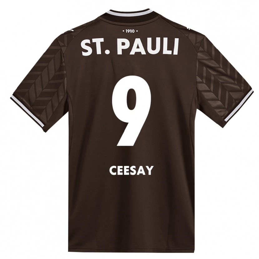 Danxen Herren Abdoulie Ceesay #9 Kaffee Weiß Heimtrikot Trikot 2026/27 T-Shirt Österreich
