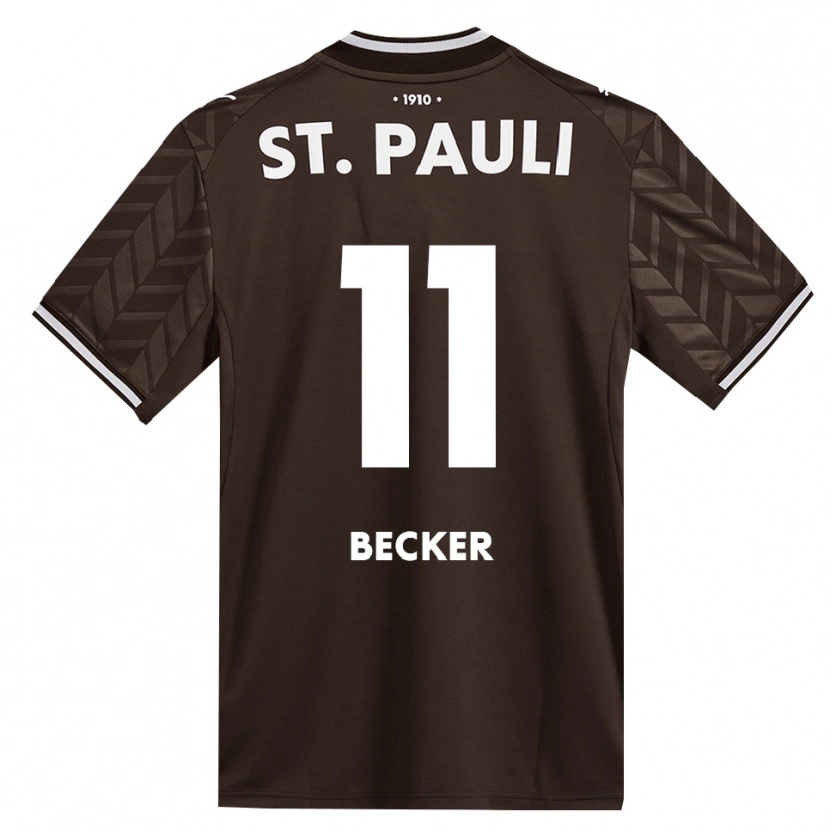 Danxen Herren Jesper Becker #11 Kaffee Weiß Heimtrikot Trikot 2026/27 T-Shirt Österreich