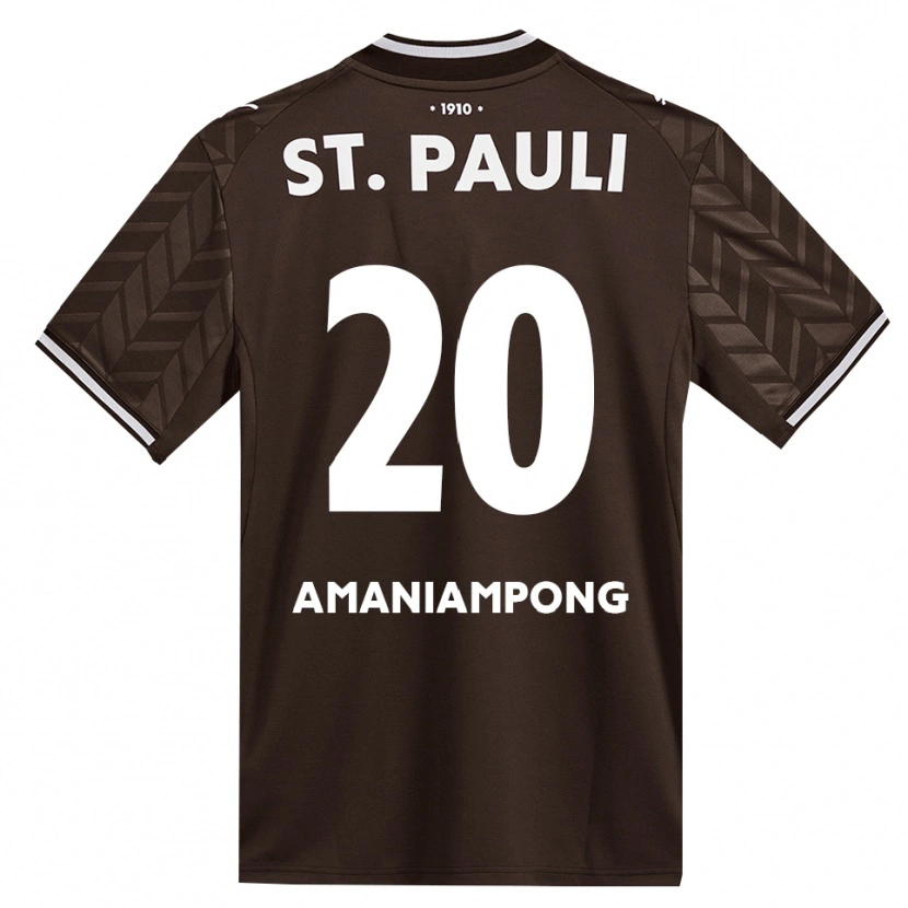 Danxen Herren Marces Amaniampong #20 Kaffee Weiß Heimtrikot Trikot 2026/27 T-Shirt Österreich