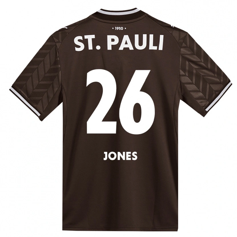 Danxen Herren Ricky-Jade Jones #26 Kaffee Weiß Heimtrikot Trikot 2026/27 T-Shirt Österreich
