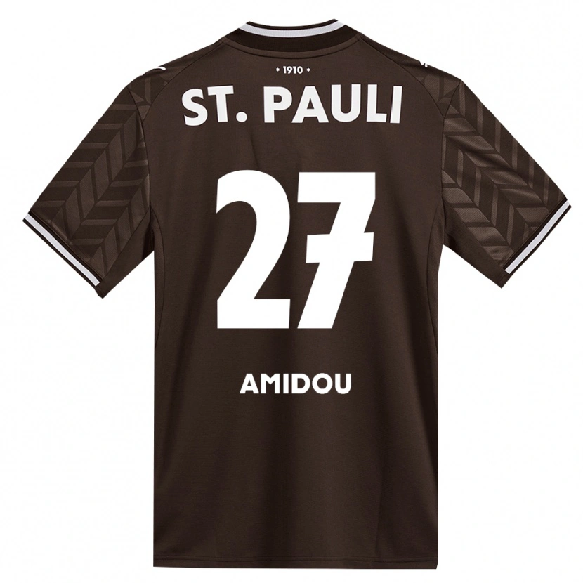 Danxen Herren Amir Amidou #27 Kaffee Weiß Heimtrikot Trikot 2026/27 T-Shirt Österreich