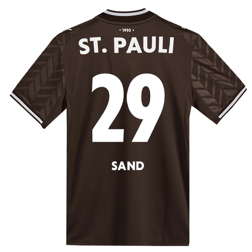 Danxen Herren Christoffer Sand #29 Kaffee Weiß Heimtrikot Trikot 2026/27 T-Shirt Österreich