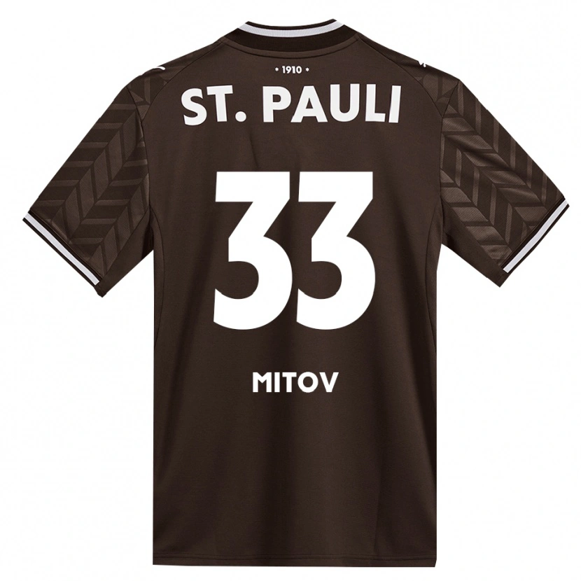 Danxen Herren Dimitar Mitov #33 Kaffee Weiß Heimtrikot Trikot 2026/27 T-Shirt Österreich