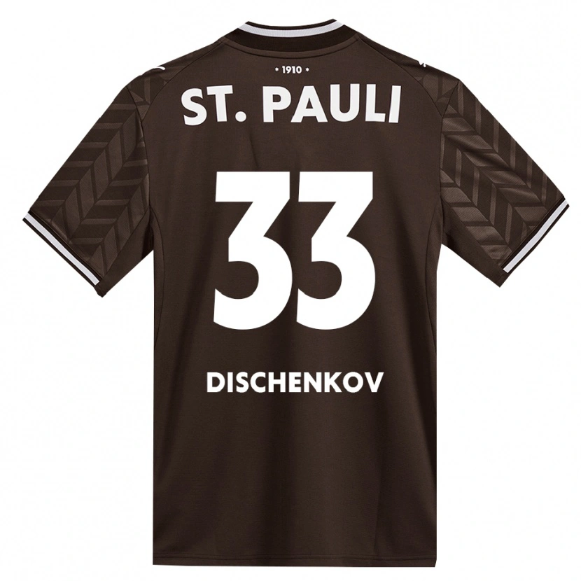 Danxen Herren Dimitri Dischenkov #33 Kaffee Weiß Heimtrikot Trikot 2026/27 T-Shirt Österreich