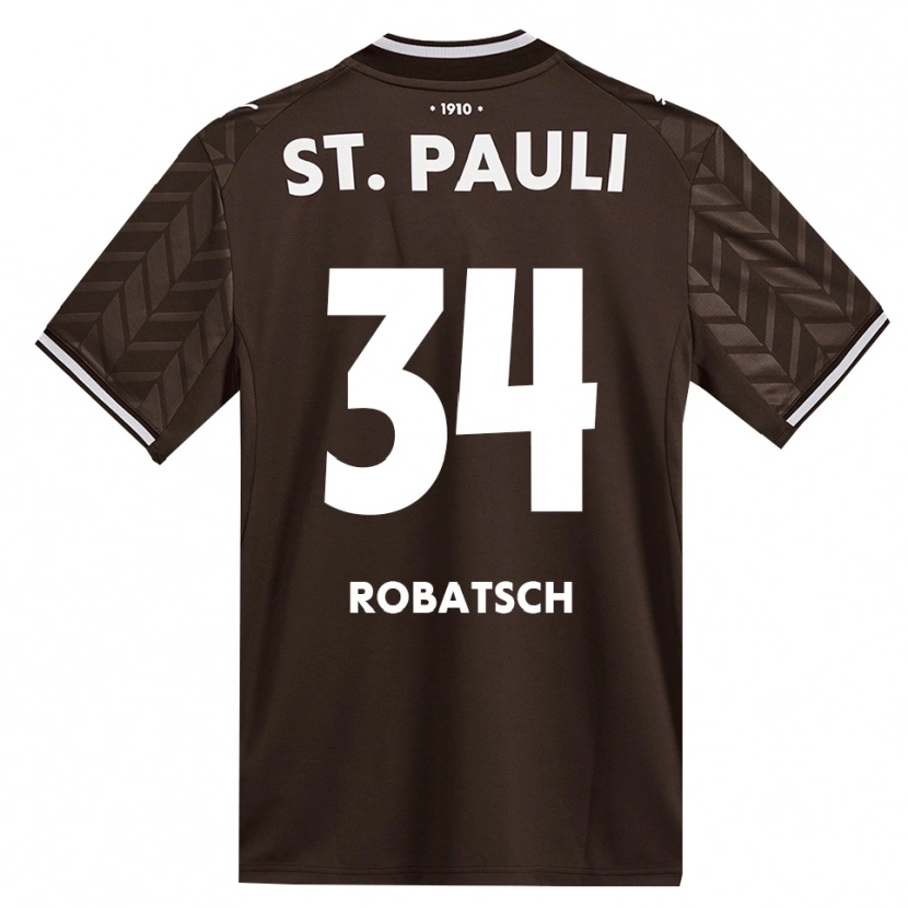 Danxen Herren Jannik Robatsch #34 Kaffee Weiß Heimtrikot Trikot 2026/27 T-Shirt Österreich