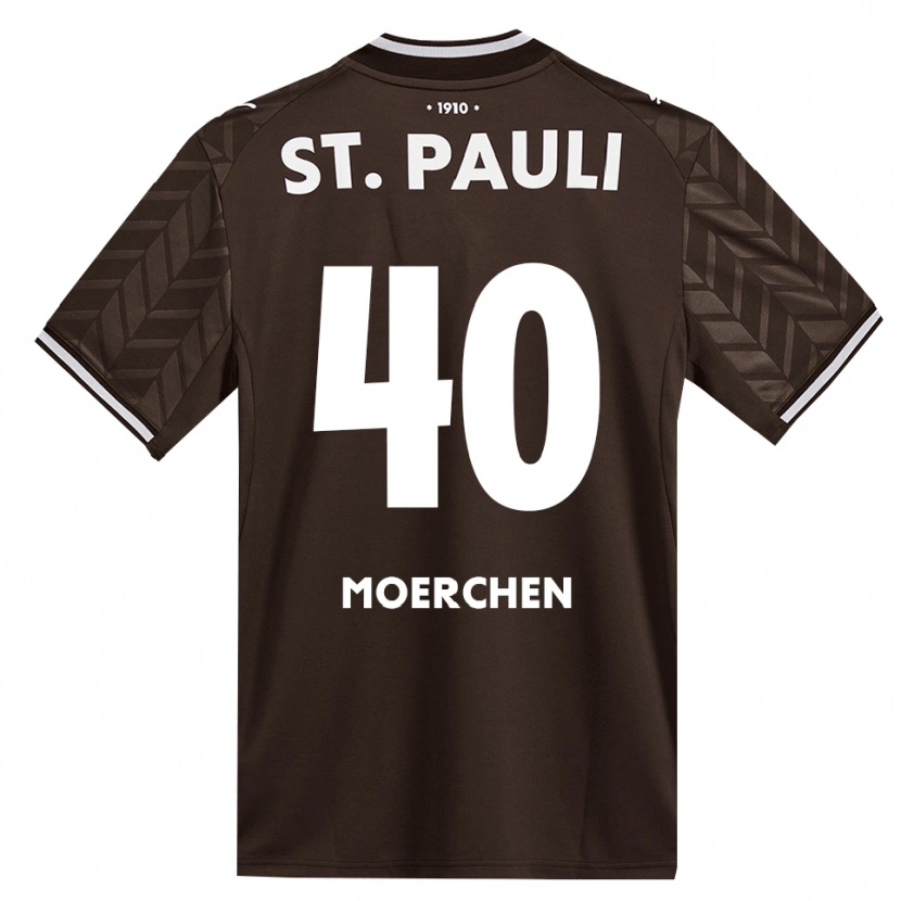 Danxen Herren Theo Moerchen #40 Kaffee Weiß Heimtrikot Trikot 2026/27 T-Shirt Österreich