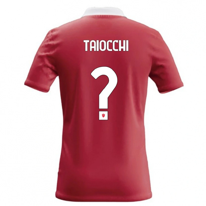 Danxen Herren Federico Taiocchi #0 Rot Weiß Heimtrikot Trikot 2026/27 T-Shirt Österreich