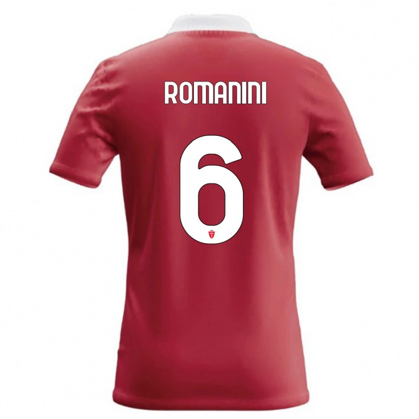 Danxen Herren Andrea Romanini #6 Rot Weiß Heimtrikot Trikot 2026/27 T-Shirt Österreich