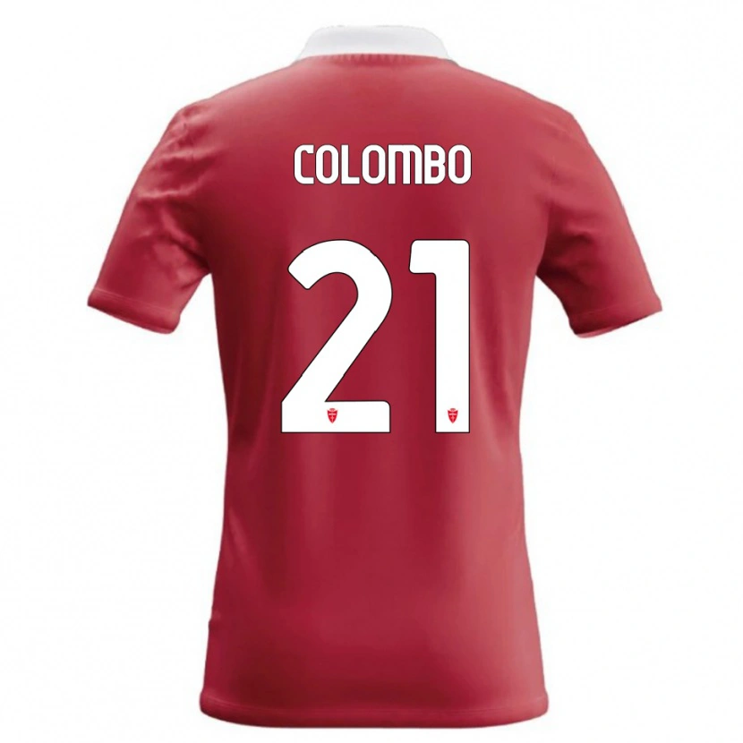 Danxen Herren Leonardo Colombo #21 Rot Weiß Heimtrikot Trikot 2026/27 T-Shirt Österreich