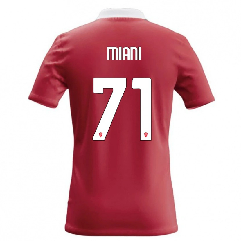 Danxen Herren Arthur Miani #71 Rot Weiß Heimtrikot Trikot 2026/27 T-Shirt Österreich