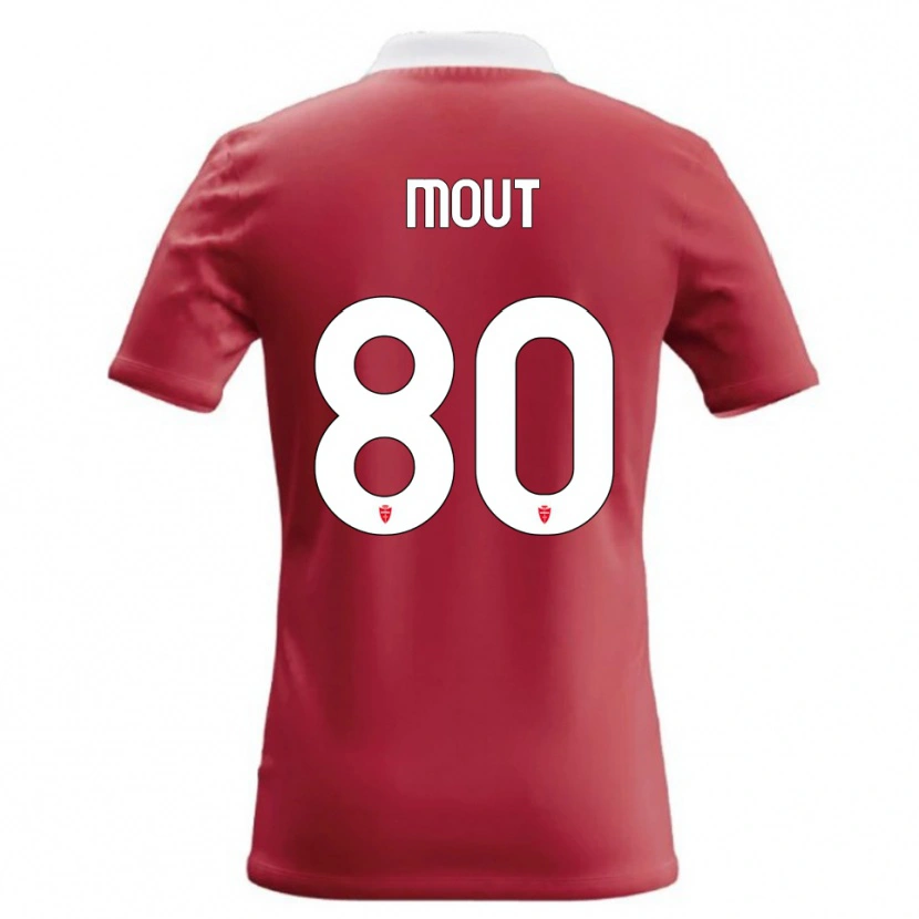 Danxen Herren Mathis Mout #80 Rot Weiß Heimtrikot Trikot 2026/27 T-Shirt Österreich